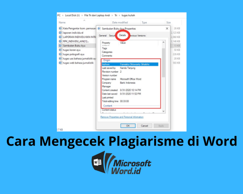 Alat Pengecek Plagiarisme di Microsoft Word